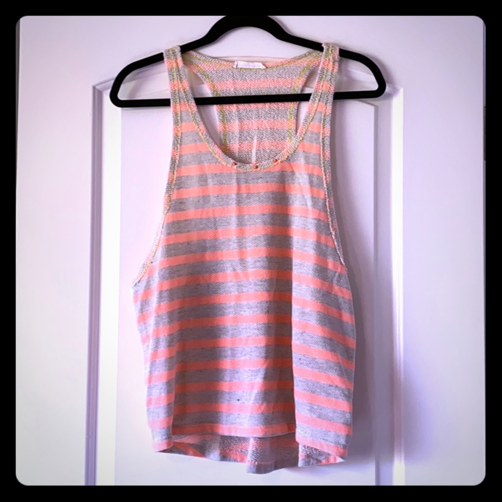 Cute neon knit tank